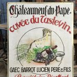 Ancienne publicité Châteauneuf du Pape