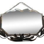 Miroir biseauté Art Nouveau