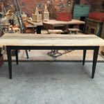 Table d’atelier en bois début XXème