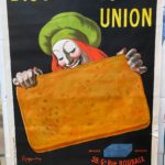 Ancienne affiche publicitaire « Biscotines Union »