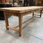 Ancienne grande table de ferme en chêne