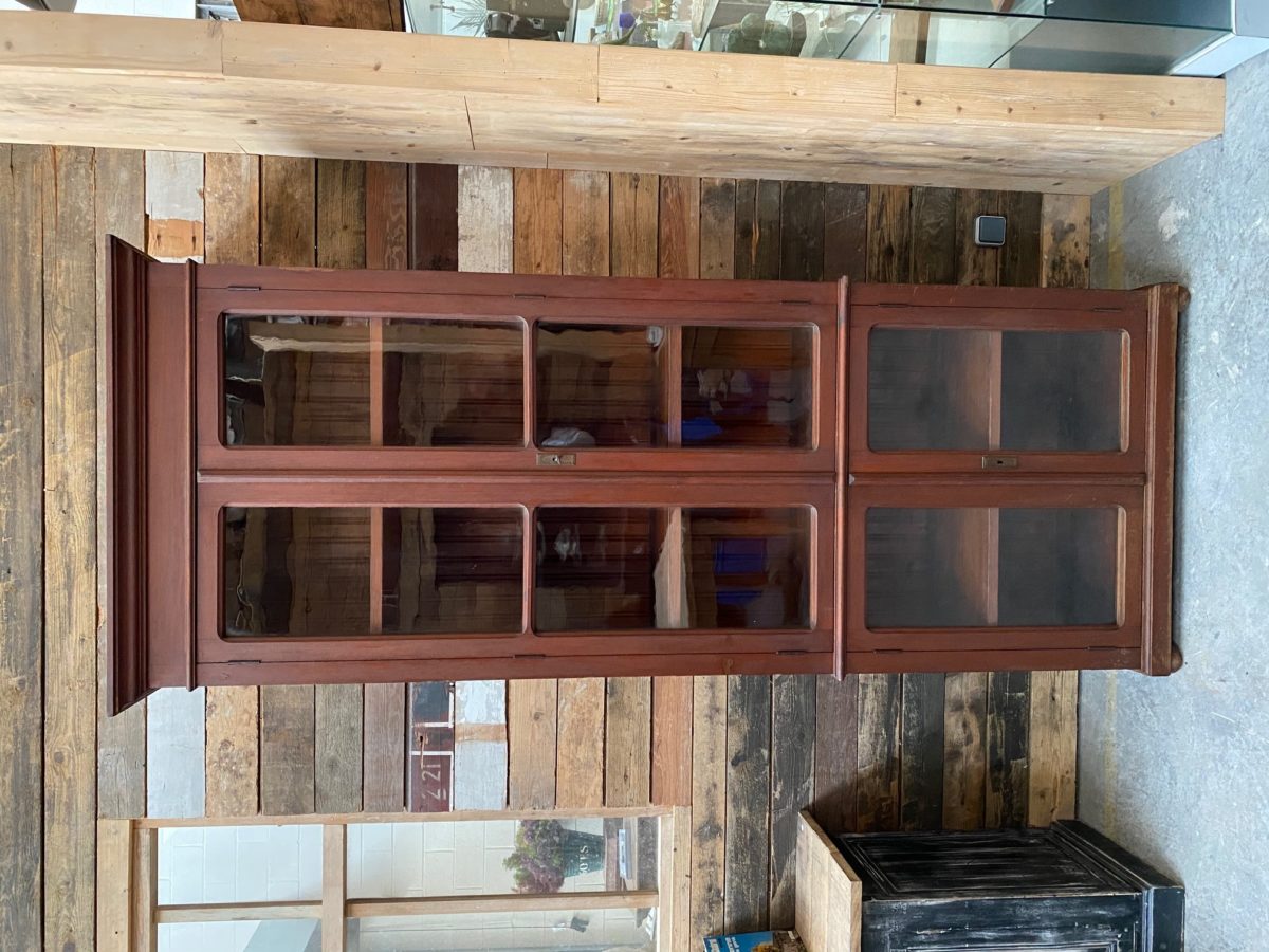 Vitrine En Bois Et Verre Ancienne nordfactory.fr