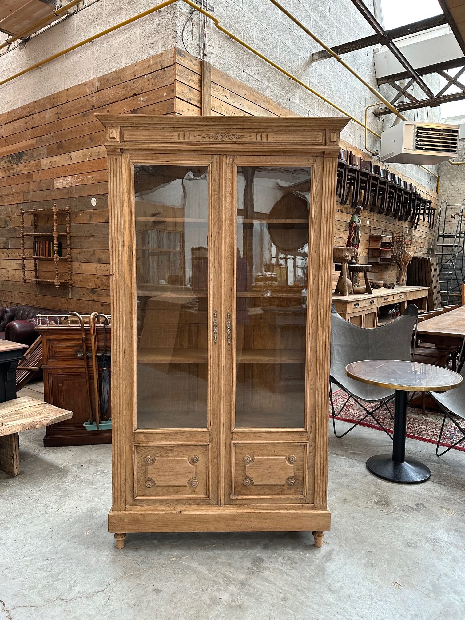 Vitrine en chêne fin XIXème - Nord Factory
