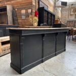 Comptoir en chêne fin XIXème