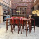Suite de 6 tabourets de bar