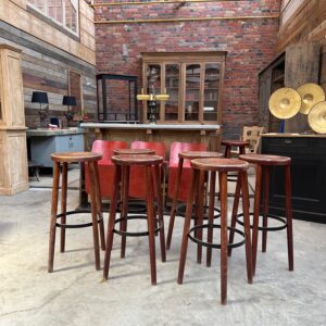 Suite de 6 tabourets de bar