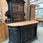 Comptoir de Bar et son Verrier Début XXème
