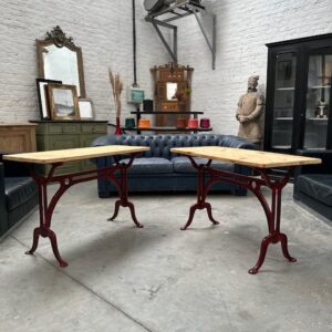 Paire de tables de bistrot Début XXème