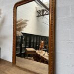Miroir doré Fin XIXème