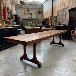 Immense table de couvent début XXème en chêne