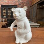 Ours en faience XXème