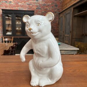 Ours en faience XXème