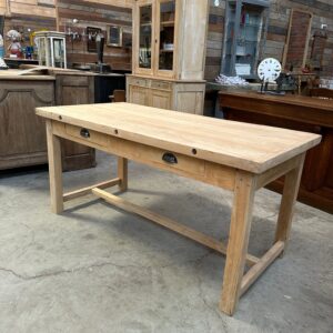 Table de boucherie en hêtre massif