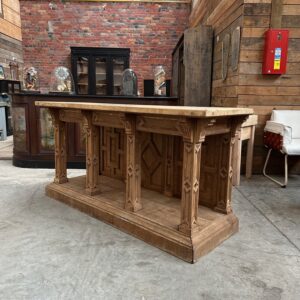 Ancien autel d'église XIXème transformé en console