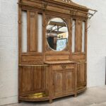 Grand vestiaire d’entrée en chêne Début XXème