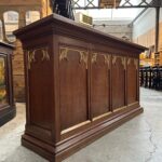 Comptoir en chêne  Début XXème