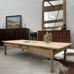 Table basse en sapin début XXème