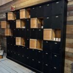 Immense meuble de métier 60 casiers