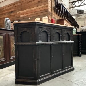 Comptoir de bar en chêne Début XXème