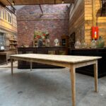 Grande table d&rsquo;estaminet Milieu XXème