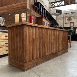 Comptoir Art Déco en chêne massif
