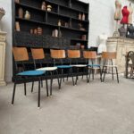 Suite de 6 chaises vintage