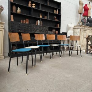 Suite de 6 chaises vintage