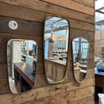 Suite de 3 miroirs vintage