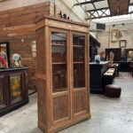 Bibliothèque en chêne Milieu XXème