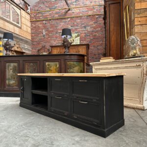 Ancien meuble de métier transformé meuble télé