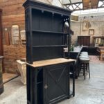 Arrière de bar patiné noir