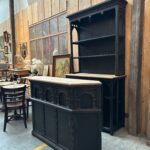 Ensemble de bar patiné Début XXème