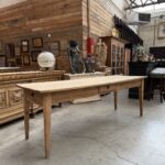 Table de ferme en chêne début XXème