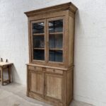 Vaisselier en chêne brut XIXème