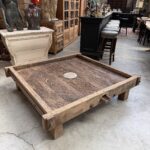 Grande table basse pressoir Début XXème