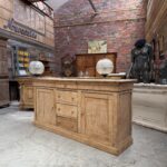 Enfilade en chêne massif brut XIXème