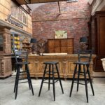 Suite de 3 tabourets de bar