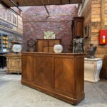 Comptoir de quincaillier en chêne début XXème