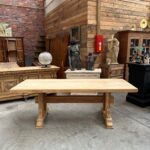 Table de ferme en chêne massif