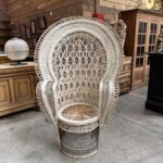 Fauteuil Emmanuelle en osier et rotin