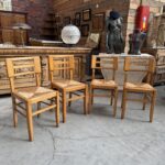 Suite de 4 chaises Pierre Cruege