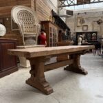 Table de type Monastère en chêne