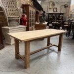 Table de ferme en chêne Milieu XXème