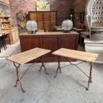 Paire de tables de bistrot Début XXème