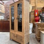 Vitrine en chêne début XXème