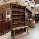 Etagère 19ème en bois brut