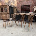 Suite de 4 chaises « Baumann » pour Henri Julien