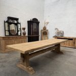 Immense table de ferme en chêne massif