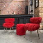 Paires de chaises « Moumoute » de la marque PELFRAN