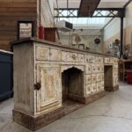 Ancien meuble de barbier Début XXème
